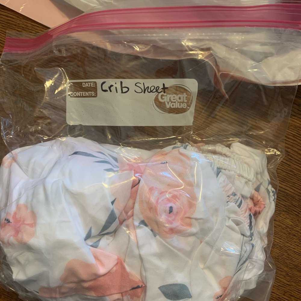 Floral Crib Sheet